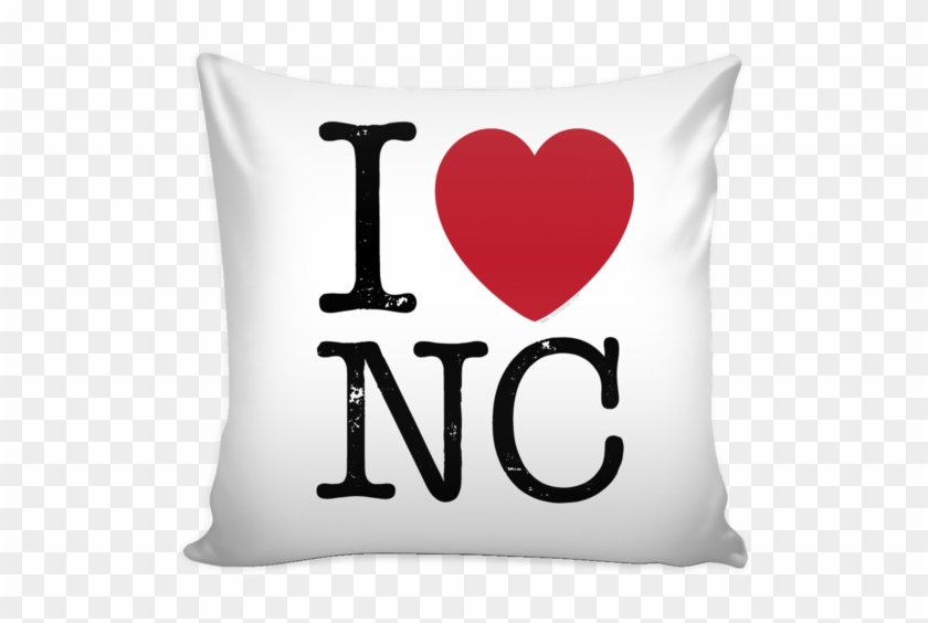 I Love North Carolina Pillow Case - My Gorgeous Girlfriend Pillow Clipart