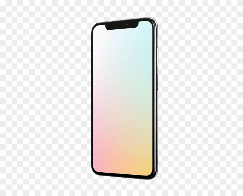 Iphone X Mockup With Colorful Back - Iphone X Mockup Animated Clipart #1319752
