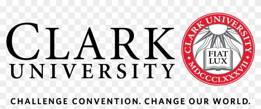 Clark University Horizontal Red Tag - Wall Clock Clipart