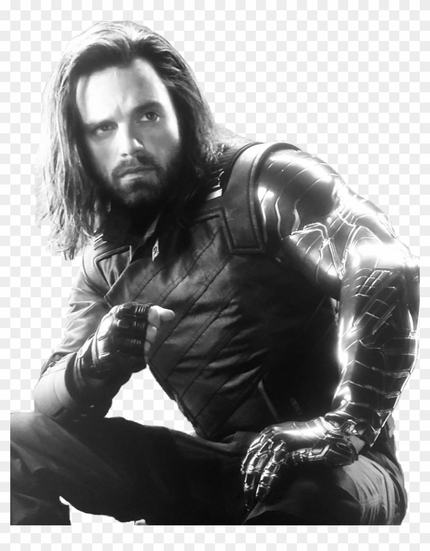 #sebastian Stan #bucky Barnes - Winter Soldier White Wolf Clipart