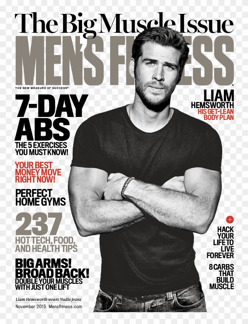 Liam Hemsworth For Men's Fitness Magazine - Men's Fitness Clipart
