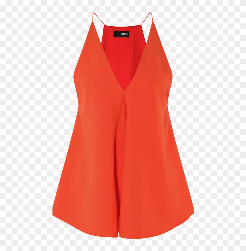 Crepe Angled Cami Top - Blouse Clipart #1320060