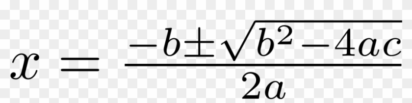 File - Quadratic Formula - Svg - Formula Quadratic Clipart (#1320170 ...