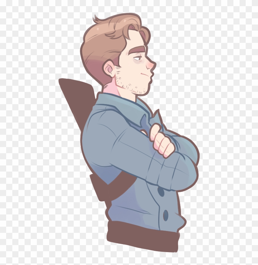 My Art Captain America Marvel Bucky Barnes Winter Soldier - Cartoon Clipart #1320677