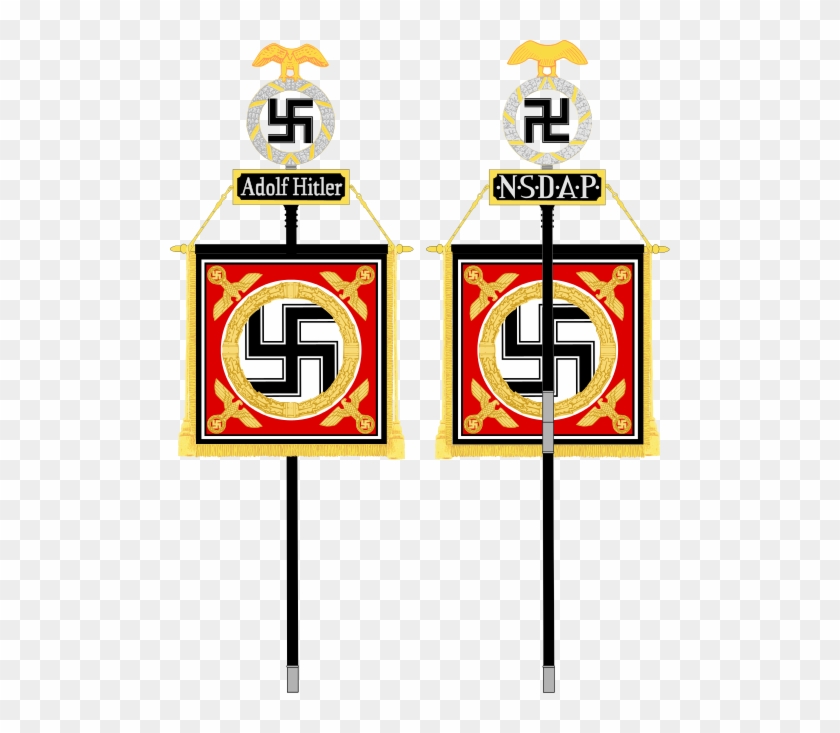 Personal Standard Of Adolf Hitler - Ss Leibstandarte Adolf Hitler Banners Clipart