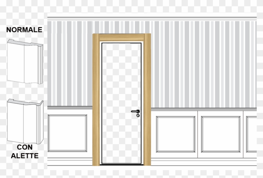 Coprifili Per Porte By Coprifili Per Porte Per Boiserie - Coprifili Per Porte Interne Clipart #1321250