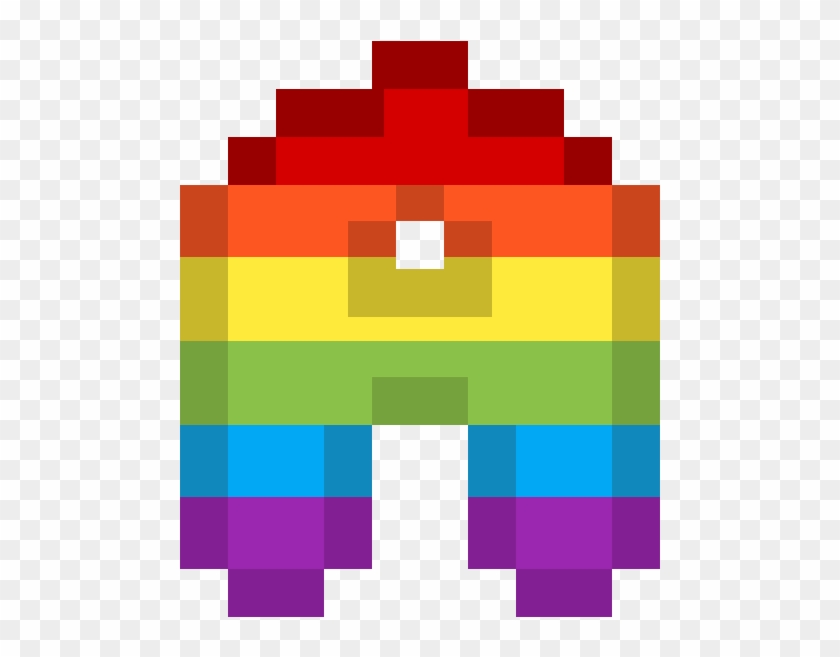 Letter 'a' - Gay Flag - Wygląda Jajko Konia W Minecraft Clipart