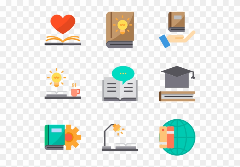 Book And Reading - Graphic Design Clipart