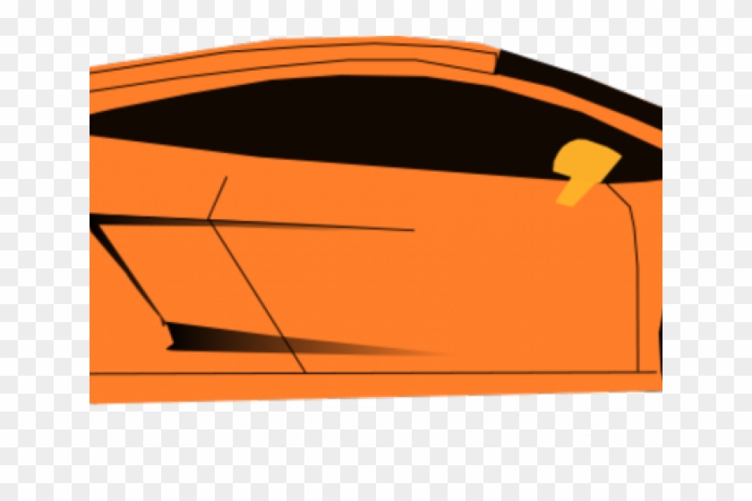 Lamborghini Clipart Lamborghini Logo - Orange Car Clip Art - Png Download