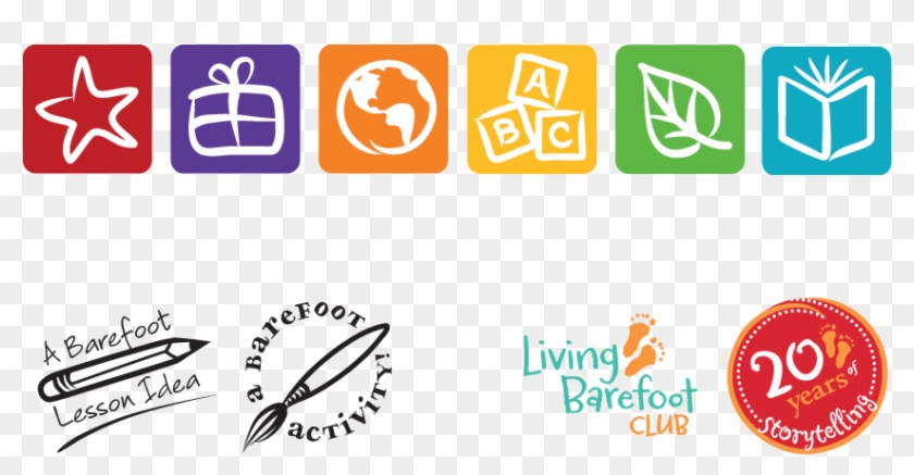 Barefoot Books Icon Design - Barefoot Books Clipart #1322174