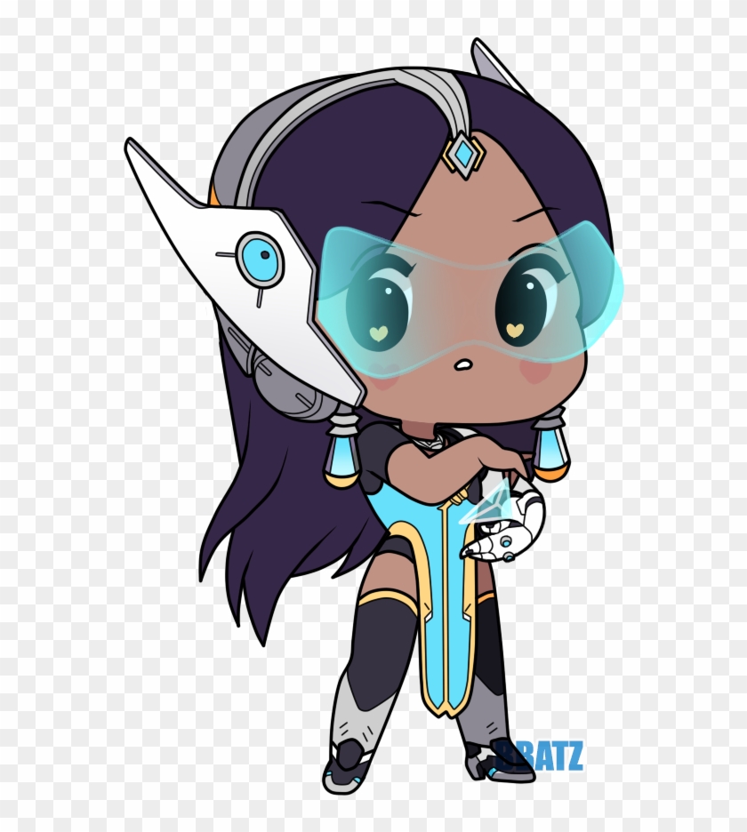 "why Do You Struggle" - Symmetra Overwatch Chibi Clipart #1322331