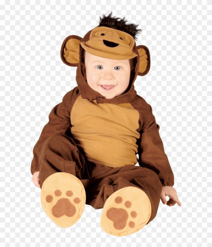 Baby Monkey Costume - Botargas De Bebe Para Montajes Clipart