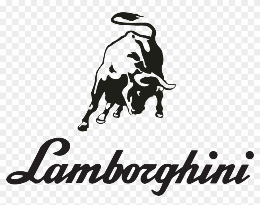 Lamborghini Лого Вектор - Lamborghini Logo Words Clipart