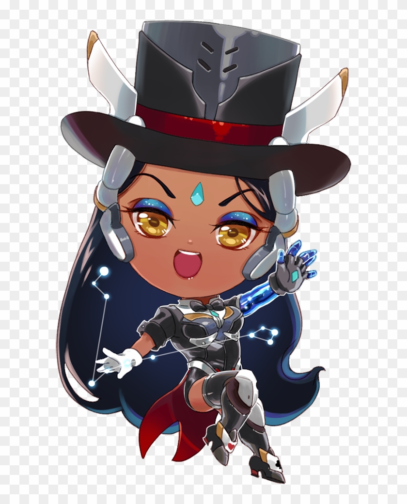 New Pin Coming In July Magician Symmetra - Symmetra Chibi Magician Clipart #1322531