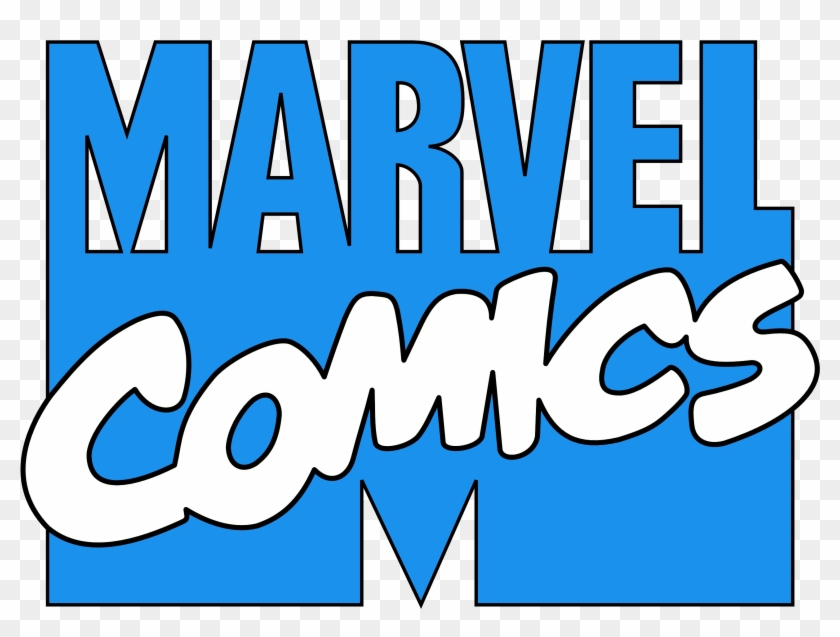 1980s/90s Marvel Comics Logo Blue/white By - Marvel Comics Logo Png Clipart
