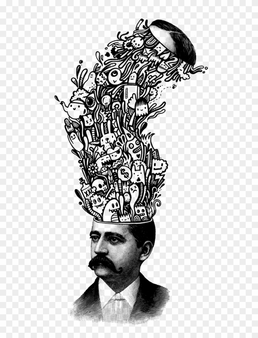 Brain Design Explosion Clipart