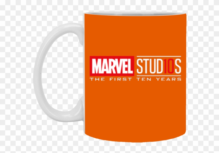 Marvel Studios First Ten Years White Logo Graphic 11 - Marvel Studios Clipart #1323052