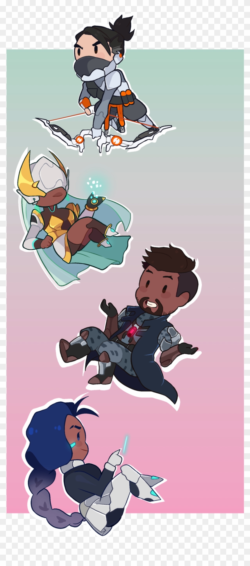 Tag - Symmetra - Cartoon Clipart