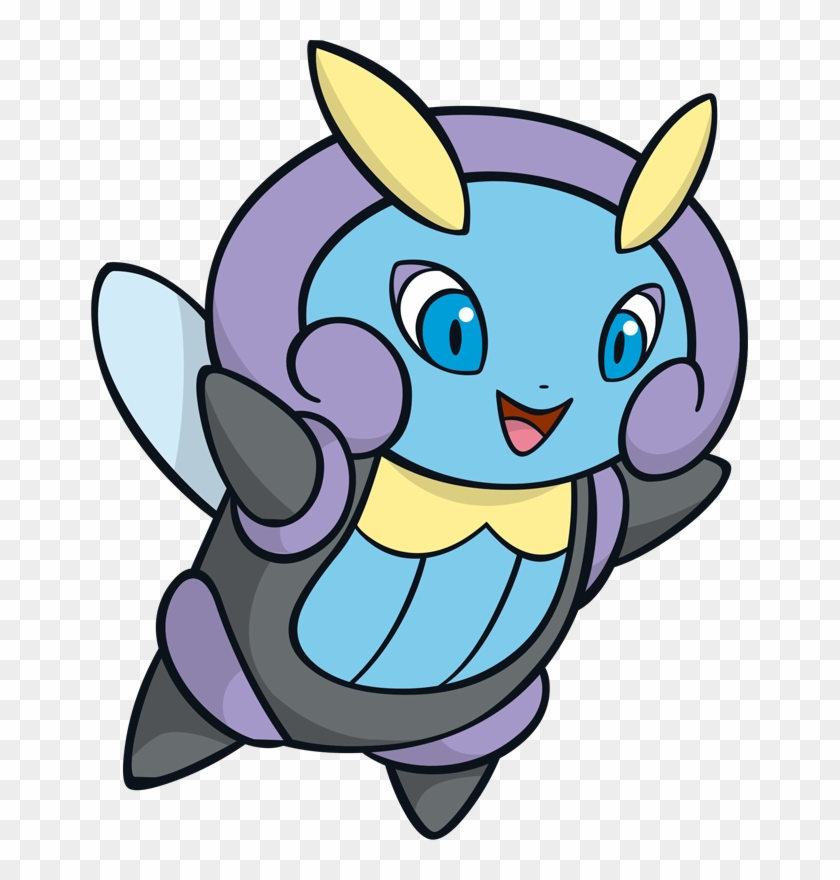 Pokemon Shiny-illumise Is A Fictional Character Of - Firefly Pokemon Clipart