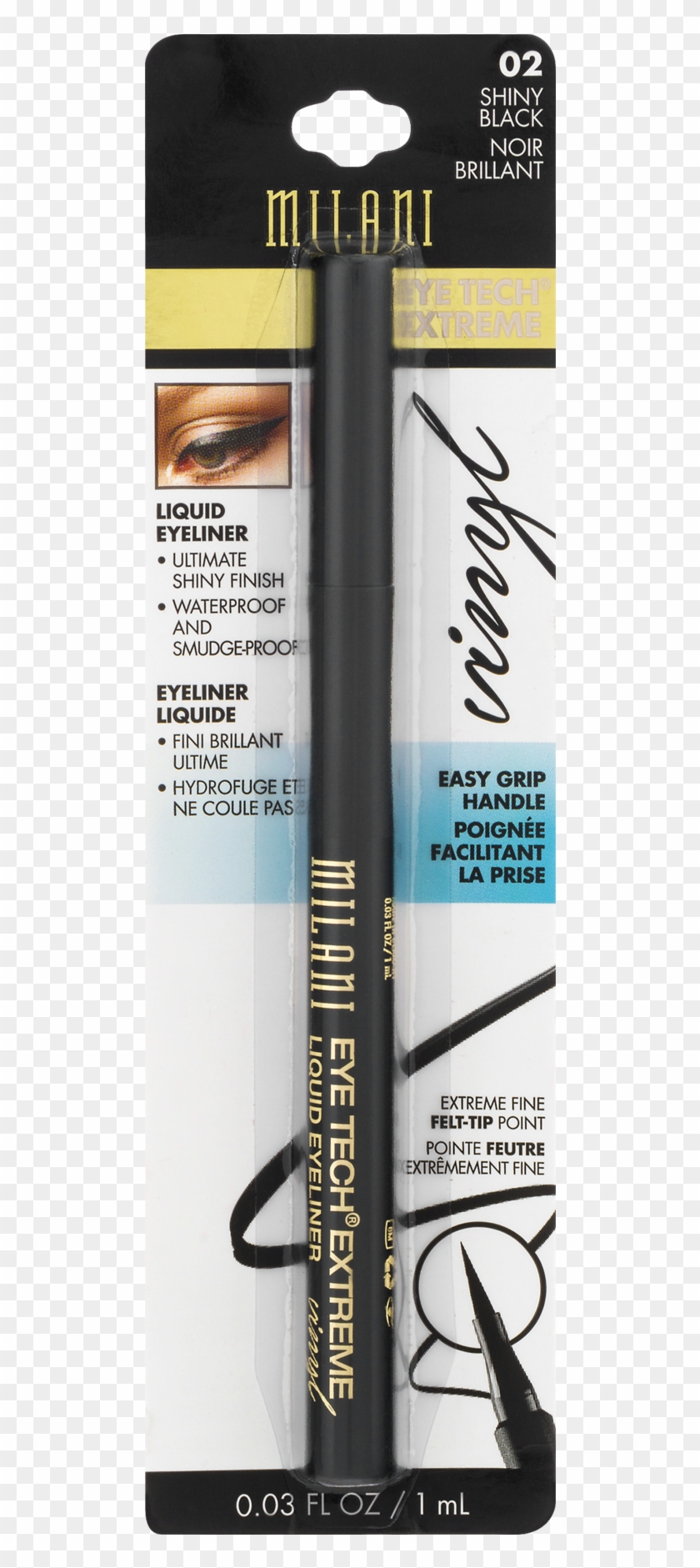 Milani Eye Tech Extreme Liquid Eyeliner Shiny Black, - Calligraphy Clipart #1323571