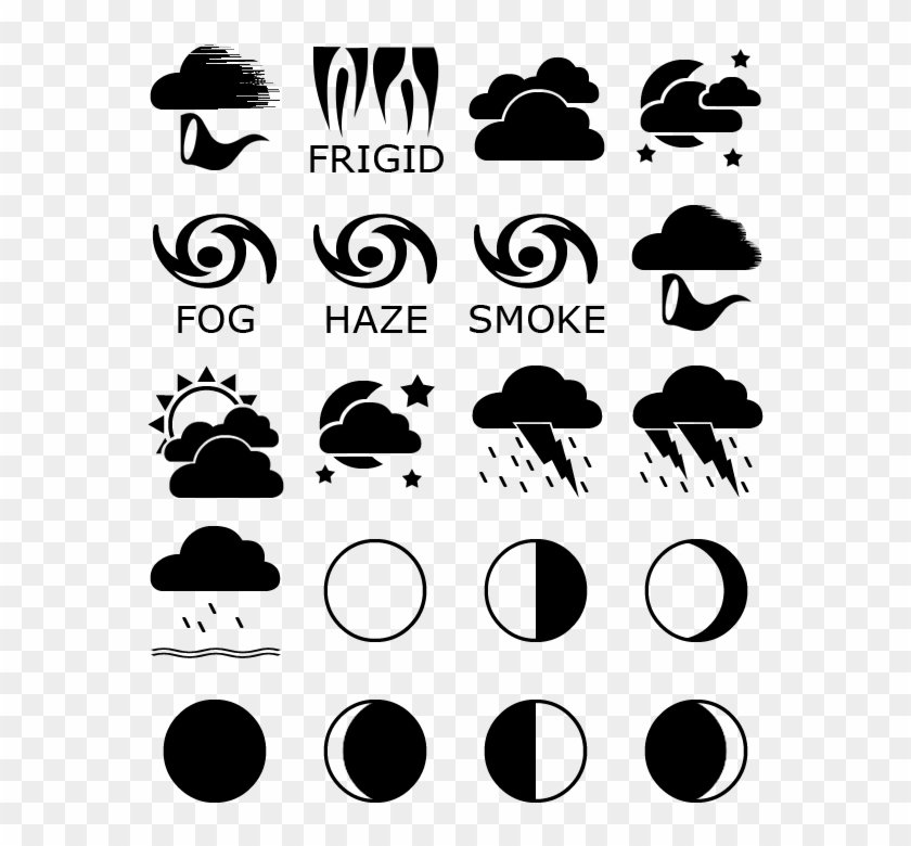 Flat Weather Icons Icon Pack By Lavana , Png Download Clipart