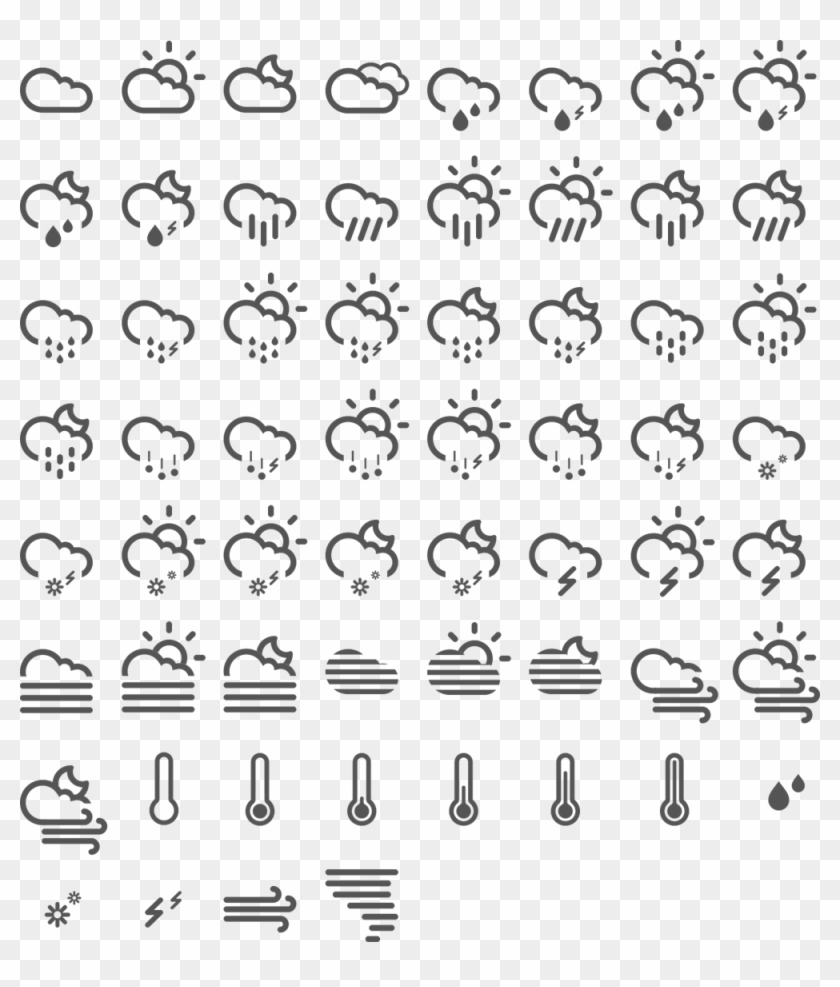 60 Free Weather Icons - Png Free Weather Icons Clipart