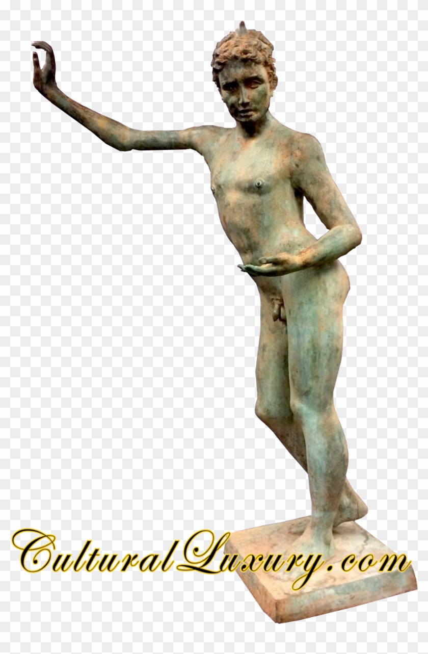 Vintage Mid 1950s Or Earlier Bronze "marathon Boy" - Bronze Sculpture Clipart