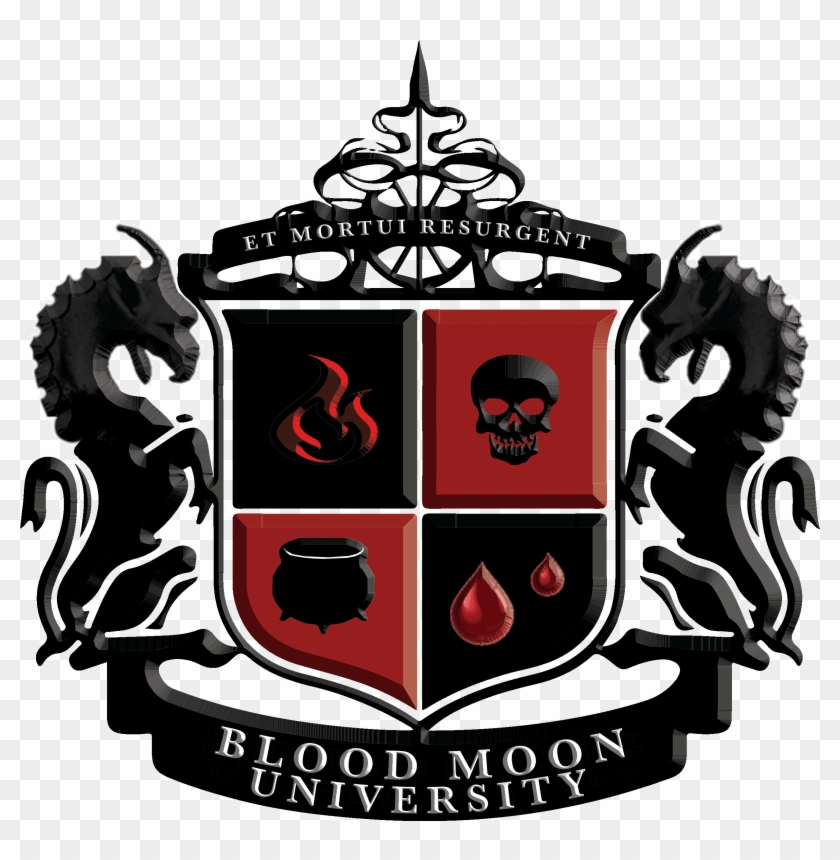 School Crest - Vampire Emblem Clipart