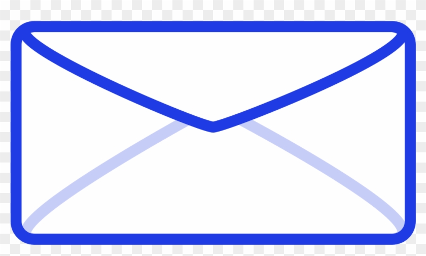 This Free Icons Png Design Of Mail Envelope Blue Clipart #1324102