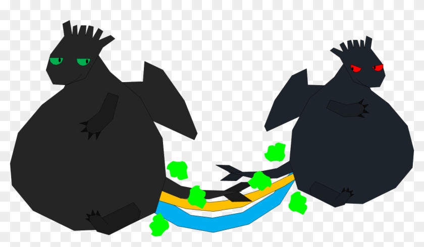 Night Fury Fart Inflation War - Fury Inflation Clipart