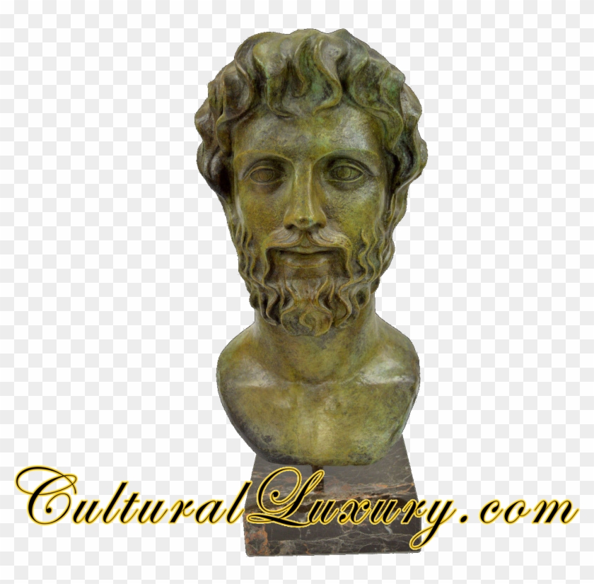 Aristotle Aristoteles Bronze Bust Ancient Greek Philosopher - Busts Of Greek Philosophers Clipart #1324149