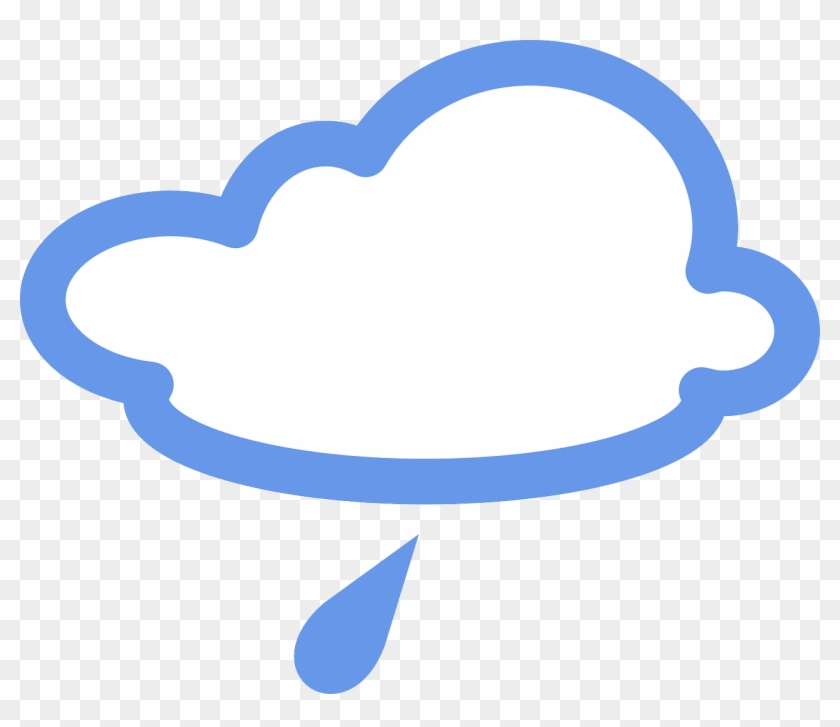 917 X 750 2 - Light Rain Weather Symbol Clipart