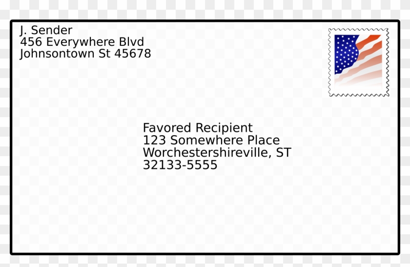 This Free Icons Png Design Of Addressed Envelope With Clipart #1324448