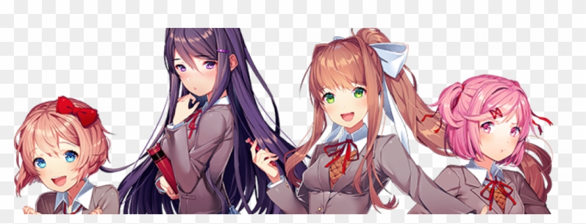 Doki Doki Literature Club - Doki Doki Literature Club Free Clipart
