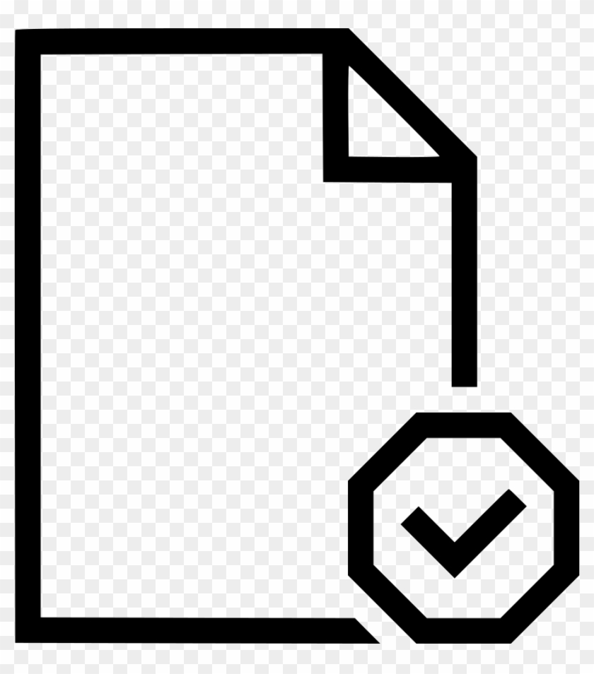 Page Paper Empty Checkmark - Paper With Check Mark Clipart