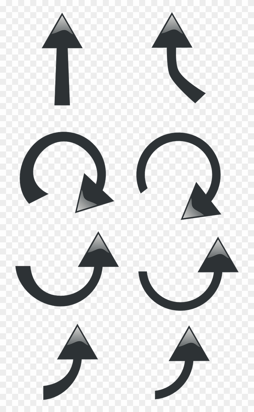 Vector Clip Art - Black Arrows - Png Download