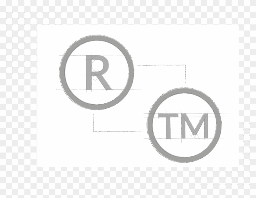 Image Of Registered And Trademark Logos - Circle Clipart #1326052