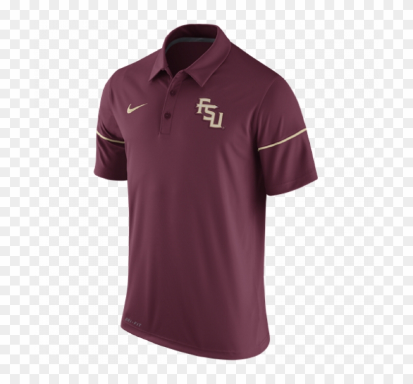 Nike Men's 2016 College Team Issue Polo With Stacked - Fsu Clipart