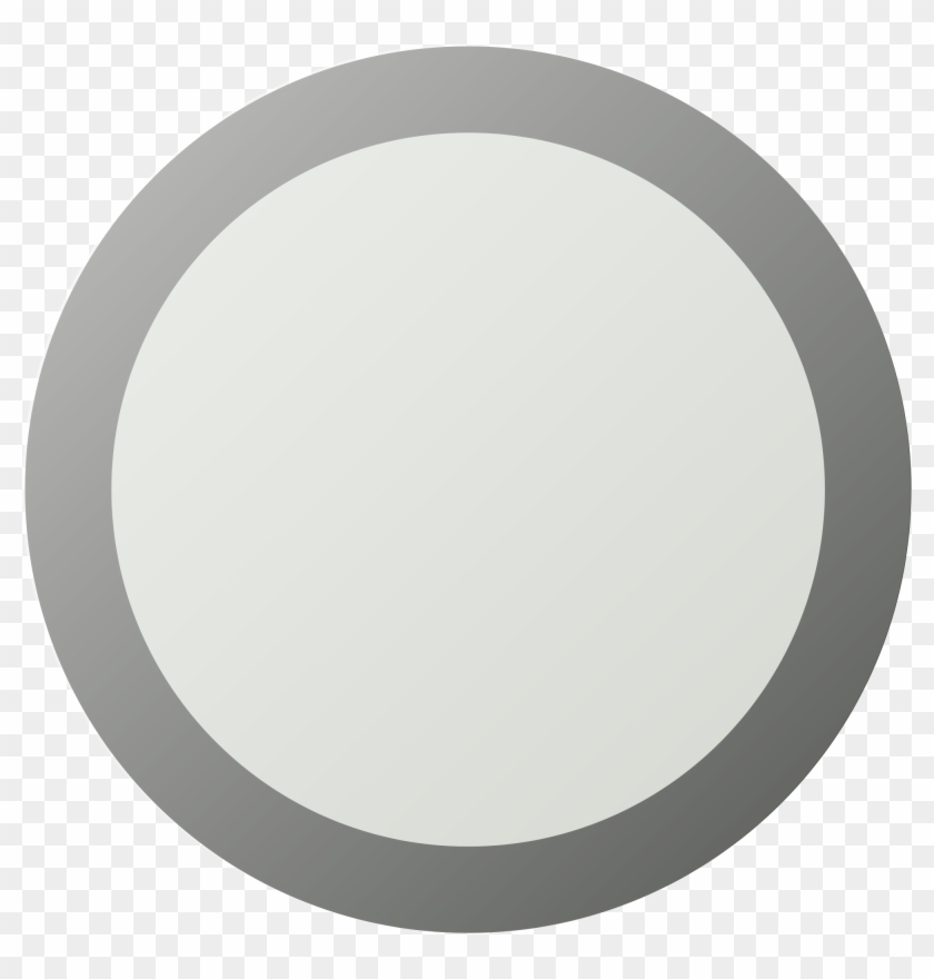 Open - Empty Gray Circle Png Clipart #1326230