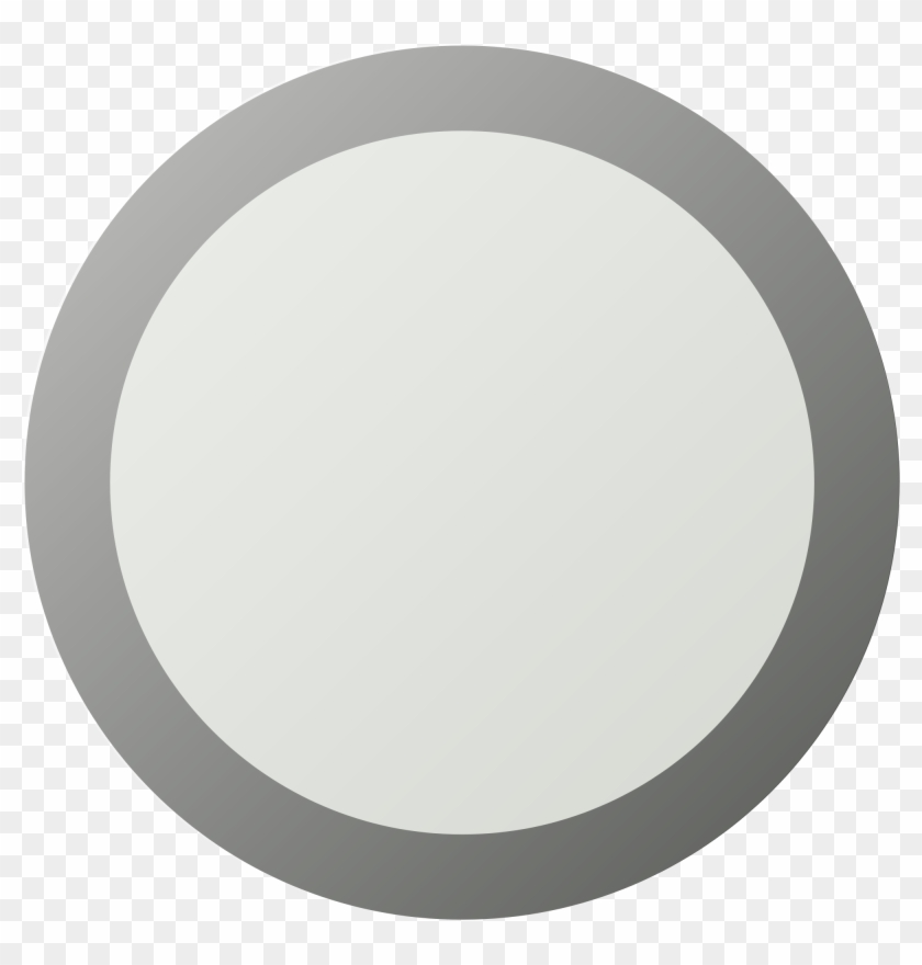 Open - Empty Gray Circle Png Clipart