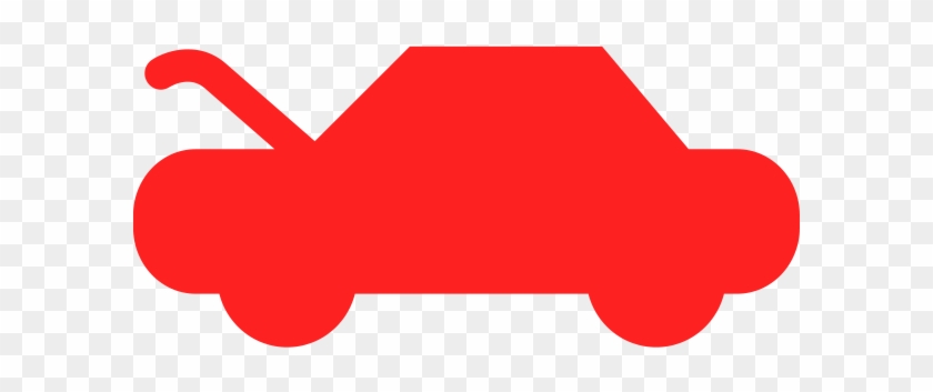 Pop-up - Car Symbol In Red Clipart #1326430