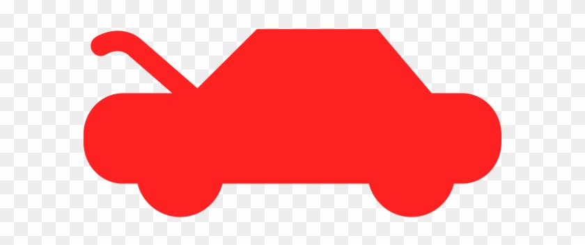 Pop-up - Car Symbol In Red Clipart