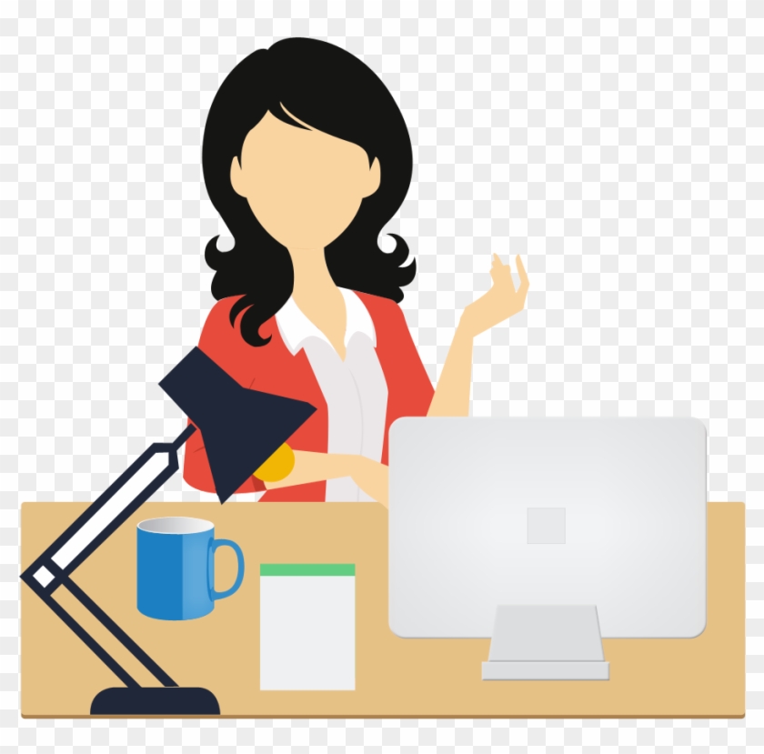 Food At Your Desk - Work Office Icon Png Clipart #1326536