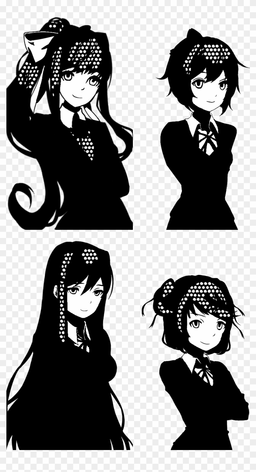 Imagedoki Doki Literature Club Confidant Artwork - Persona Monika Clipart