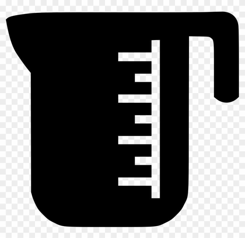 Measureing Cup Jar Water Jug Measure Comments - Water Measure Cup Png Clipart #1326977
