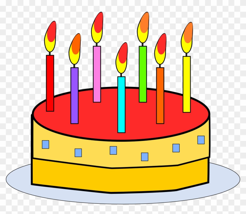 Birthday Torte Clip Art - Birthday Cake Clip Art - Png Download