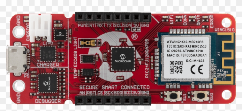 Microchip's New Pic-iot Wg Development Board For Google - Google Cloud Iot Microchip Clipart #1327154