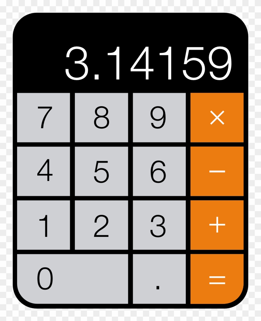 Ios 7 Mac Icon Project Make Your Dock Icons Look Like - Mac Calculator Icon Png Clipart