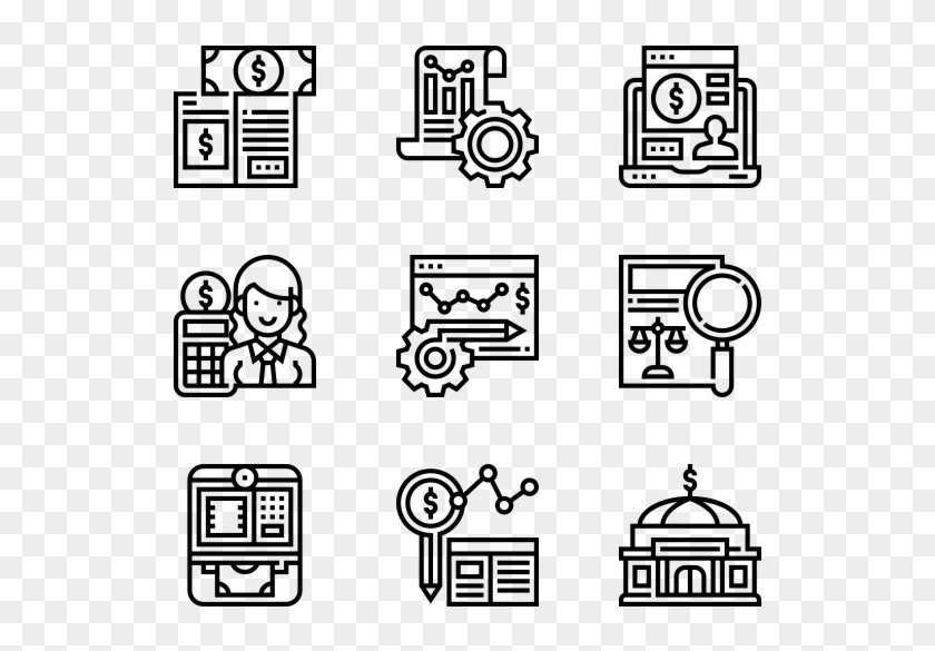 Accounting - Cute Airplane Icon Transparent Background Clipart #1327397