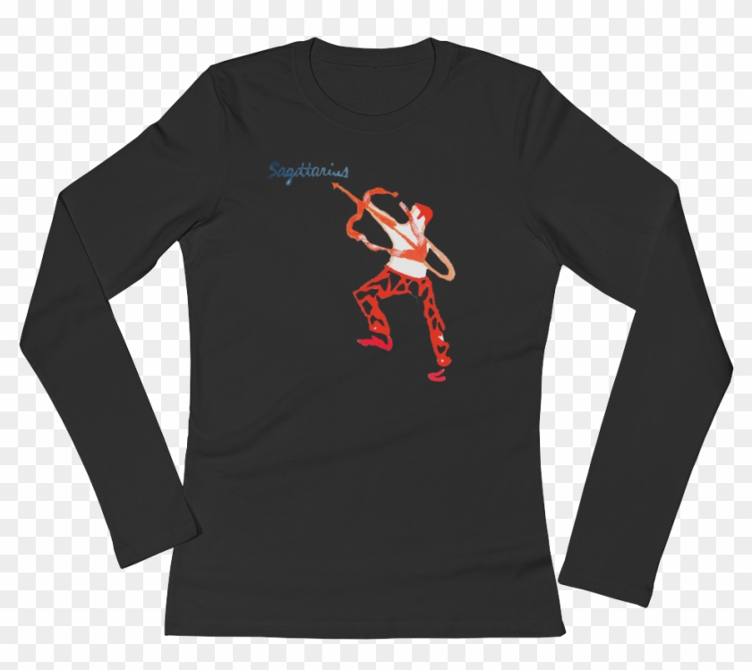 Women's Zodiac Long Sleeve Tee - Womens Long Sleeve Mockup Clipart